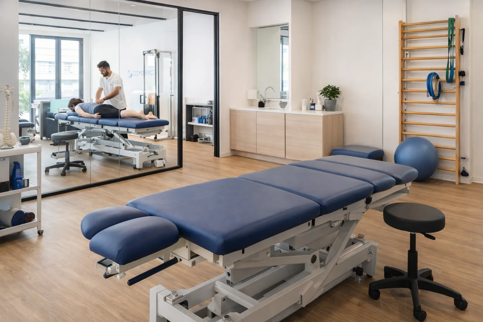 Fizyofactory kliniği — manuel terapi ve rehabilitasyon odası